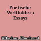 Poetische Weltbilder : Essays